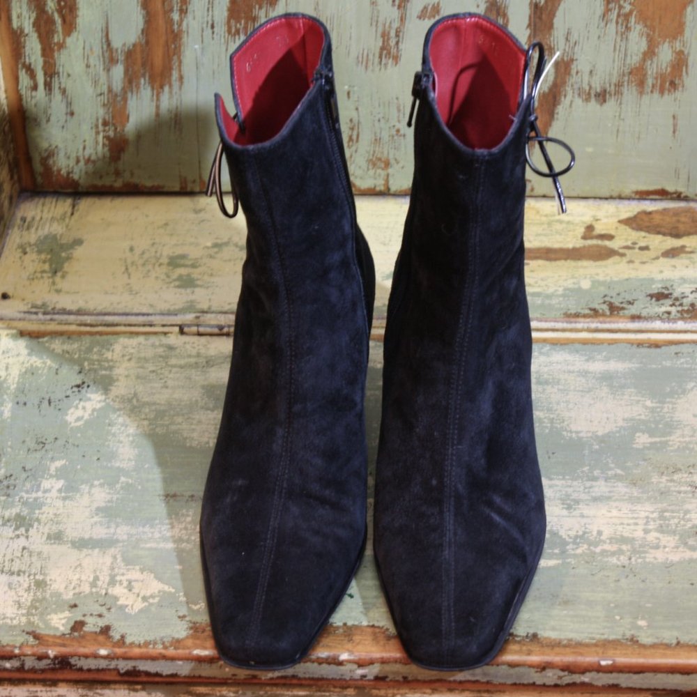 Gorgeous, Butter-Soft Suede, Booties - image 2